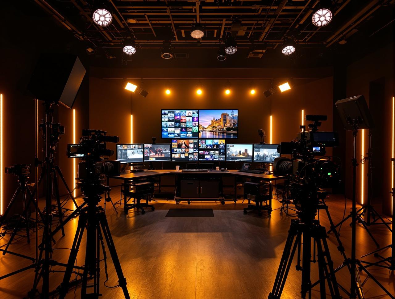 冷曦影视专业影视制作工作室内部场景